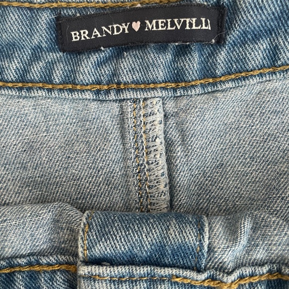 NWOT BRANDY MELVILLE MEDIUM WASH BUTTON UP SKIRT! - Picture 3 of 5